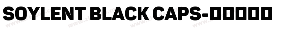 Soylent Black CAPS字体转换